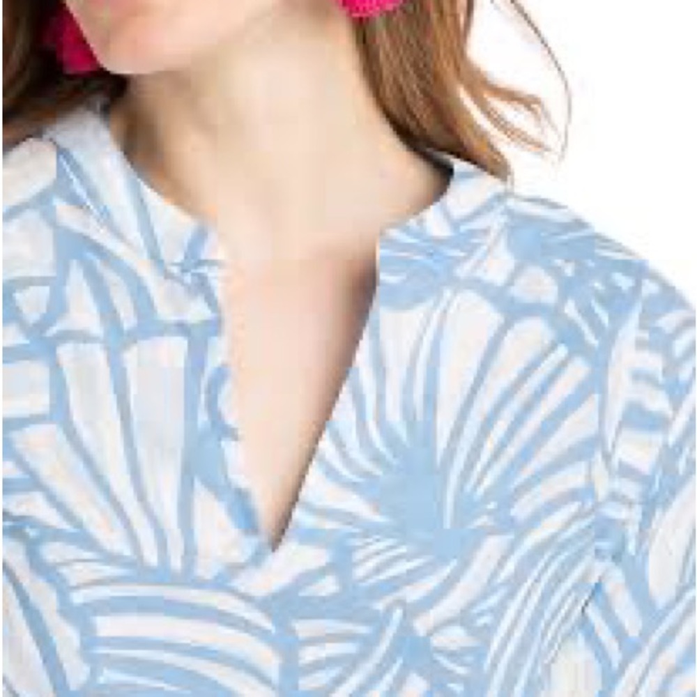 Nautilus Shell Print Tunic Top - image 3